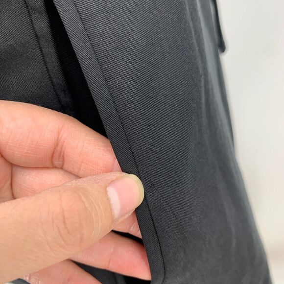 BCBGeneration Shift Mini Shirt Dress Womens XXS 2XS Black Lace Up Pockets - Picture 6 of 16